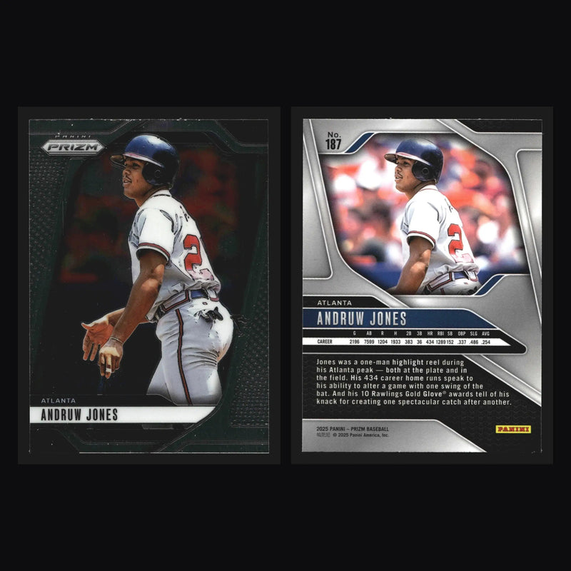 2025 Panini Prizm #187 Andruw Jones Atlanta HOF