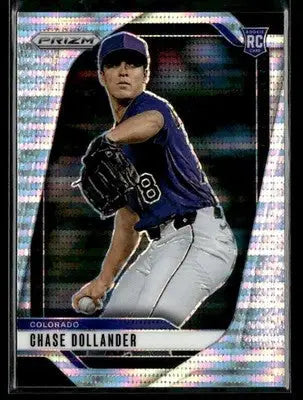 2025 Panini Prizm #217 Chase Dollander Pulsar Prizm #/499 - Baseball Card Single