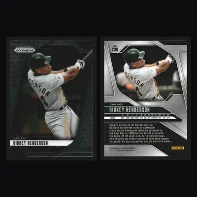 2025 Panini Prizm #230 Rickey Henderson Oakland Athletics HOF