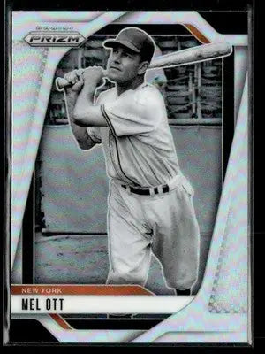 2025 Panini Prizm #232 Mel Ott Silver Prizm - Baseball Card Single