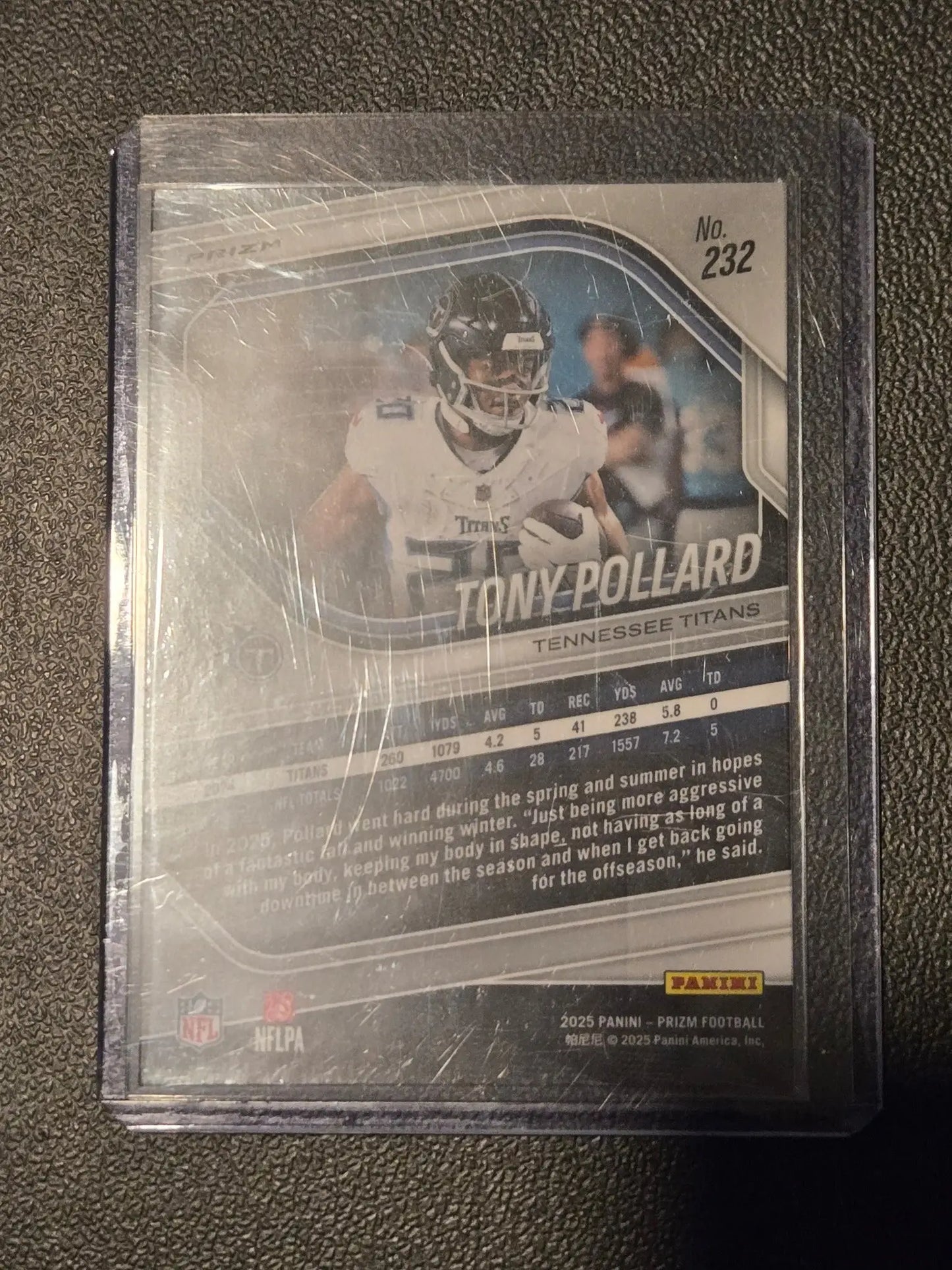 2025 Panini Prizm #232 Tony Pollard Pink