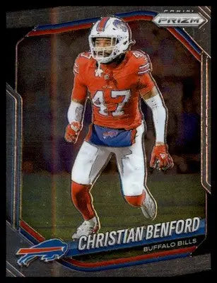 2025 Panini Prizm #262 Christian Benford - Football Card Single