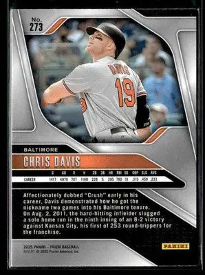 2025 Panini Prizm #273 Chris Davis - Baseball Card Single