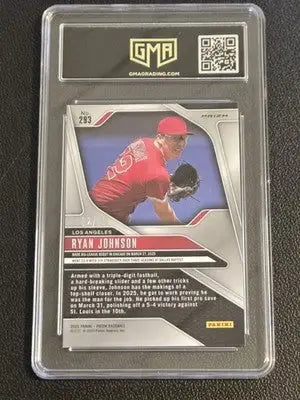2025 Panini Prizm #293 Ryan Johnson Red Power Prizm GMA 10 #/99 - Other