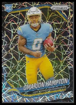 2025 Panini Prizm #355 Omarion Hampton Lazer