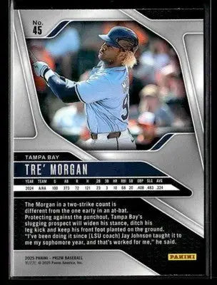 2025 Panini Prizm #45 Tre’ Morgan - Baseball Card Single