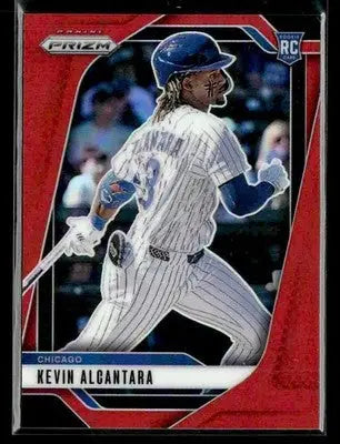 2025 Panini Prizm #48 Kevin Alcantara Red Prizm #/299 - Baseball Card Single