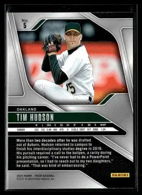 2025 Panini Prizm #5 Tim Hudson - Baseball Card Single
