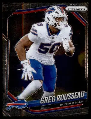 2025 Panini Prizm #9 Greg Rousseau - Football Card Single
