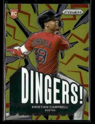 2025 Panini Prizm #9 Kristian Campbell Dingers! - Baseball Card Single