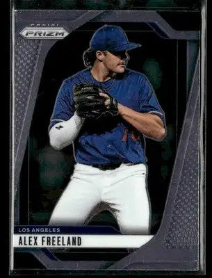 2025 Panini Prizm Alex Freeland #22 Los Angeles Dodgers