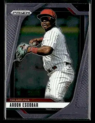 2025 Panini Prizm Aroon Escobar #158 Philadelphia Phillies