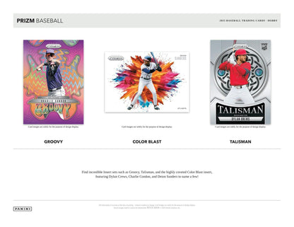 2025 Panini Prizm Baseball Hobby Box | Columbia Sports Cards