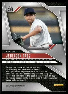 2025 Panini Prizm Baseball Jedixson Paez #269 Baseball - Baseball Card Single