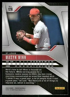2025 Panini Prizm Baseball Masyn Winn #126 Baseball - Baseball Card Single