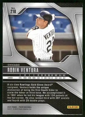2025 Panini Prizm Baseball Robin Ventura #210 Baseball - Baseball Card Single