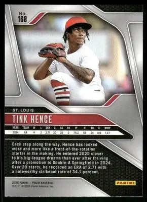 2025 Panini Prizm Baseball Tink Hence #168 Baseball - Baseball Card Single