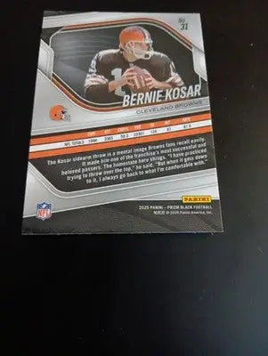 2025 Panini Prizm - Bernie Kosar #31. Cleveland Browns. NRMT+ - Football Card Single