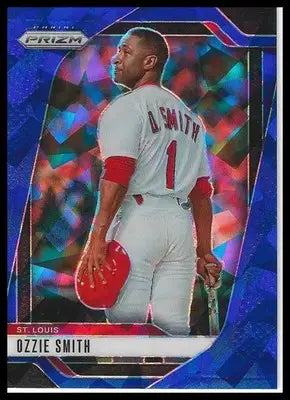2025 Panini Prizm Blue Ice Prizms #99 Ozzie Smith - Baseball Card Single
