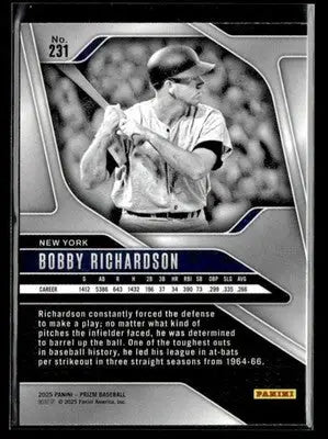 2025 Panini Prizm Bobby Richardson #231 New York Yankees