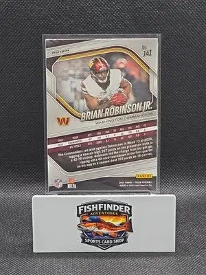 2025 Panini Prizm - Brian Robinson Jr. #141 Neon Green Pulsar Prizm - Football Card Single