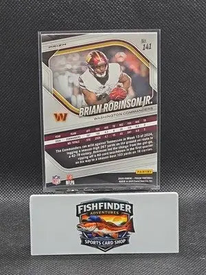 2025 Panini Prizm - Brian Robinson Jr. #141 No Huddle Prizm - Football Card Single