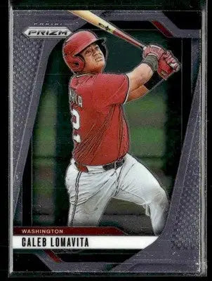 2025 Panini Prizm Caleb Lomavita #229 Washington Nationals