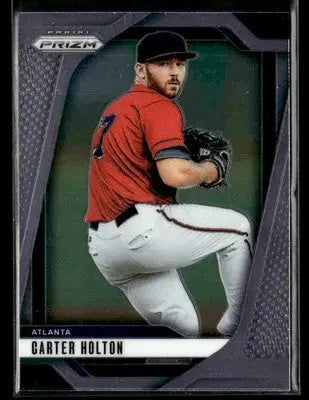 2025 Panini Prizm Carter Holton #286 Atlanta Braves