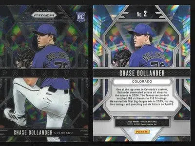 2025 Panini Prizm CHASE DOLLANDER #2 Prizmatic Colorado Rockies RC