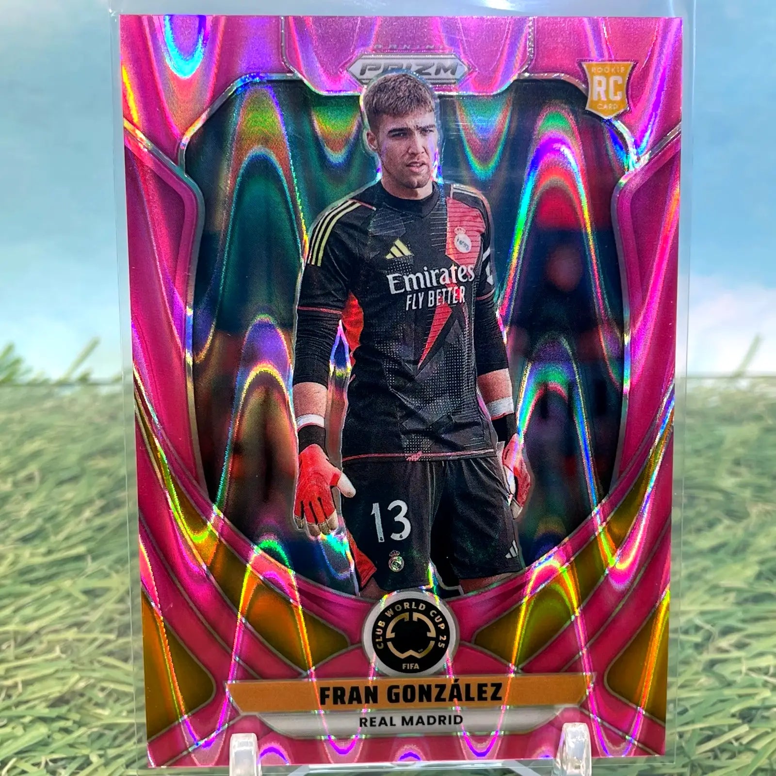2025 PANINI PRIZM CLUB WORLD CUP FRAN GONZALEZ PINK SEISMIC RC /299 - Soccer Card Single