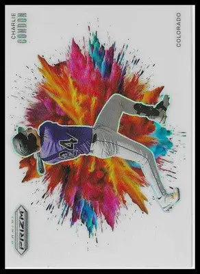 2025 Panini Prizm Color Blast #3 Charlie Condon