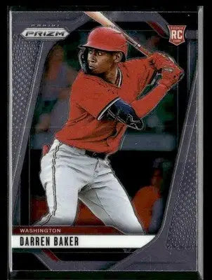 2025 Panini Prizm Darren Baker #130 RC Washington Nationals
