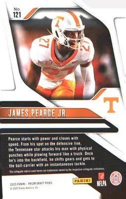 2025 Panini Prizm Draft Picks #121 James Pearce Jr. - Football Card Single