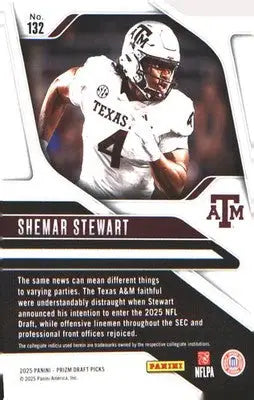 2025 Panini Prizm Draft Picks #132 Shemar Stewart - Football Card Single