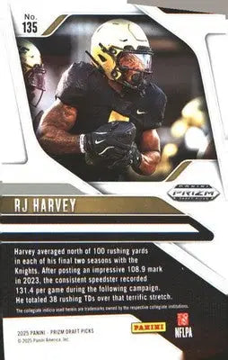 2025 Panini Prizm Draft Picks #135 RJ Harvey - Football Card Single