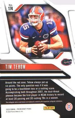 2025 Panini Prizm Draft Picks #174 Tim Tebow - Football Card Single