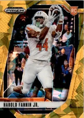 2025 Panini Prizm Draft Picks #33 Harold Fannin Jr. Prizms Gold Ice - Football Card Single