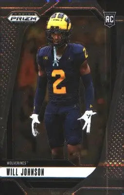 2025 Panini Prizm Draft Picks #60 Will Johnson - Football Card Single