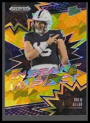 2025 Panini Prizm Draft Picks #II-DAR Drew Allar Instant Impact Gold Ice