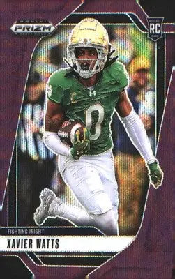 2025 Panini Prizm Draft Picks Prizms Purple Wave #77 Xavier Watts - Football Card Single