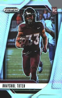 2025 Panini Prizm Draft Picks Prizms Silver #66 Bhayshul Tuten - Football Card Single