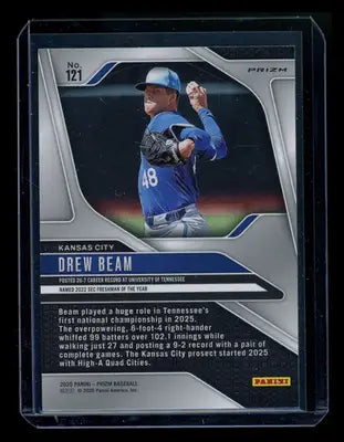 2025 Panini Prizm Drew Beam #121 Green Baseball - Baseball Card Single
