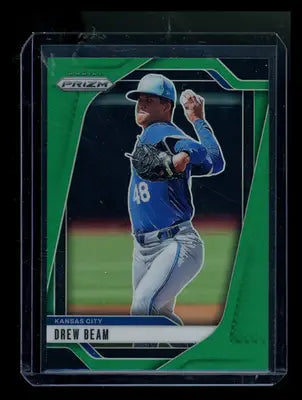 2025 Panini Prizm Drew Beam #121 Green Baseball - Baseball Card Single