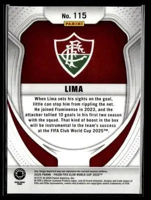 2025 Panini Prizm FIFA Club World Cup #115 Lima - Soccer Card Single
