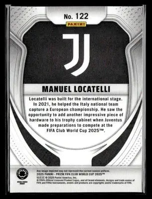 2025 Panini Prizm FIFA Club World Cup #122 Manuel Locatelli