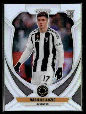2025 Panini Prizm FIFA Club World Cup #126 Vasilije Adzic Silver - Soccer Card Single