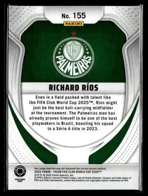 2025 Panini Prizm FIFA Club World Cup #155 Richard Rios - Soccer Card Single