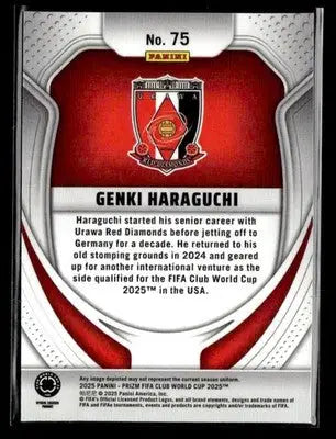 2025 Panini Prizm FIFA Club World Cup #75 Genki Haraguchi - Soccer Card Single