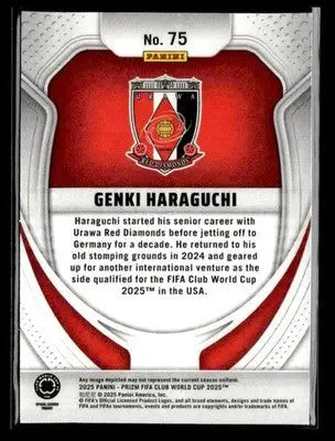 2025 Panini Prizm FIFA Club World Cup #75 Genki Haraguchi - Soccer Card Single