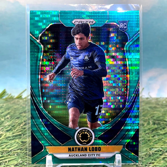 2025 Panini Prizm FIFA Club World Cup Nathan Lobo RC Teal Pulsar /25 - Soccer Card Single